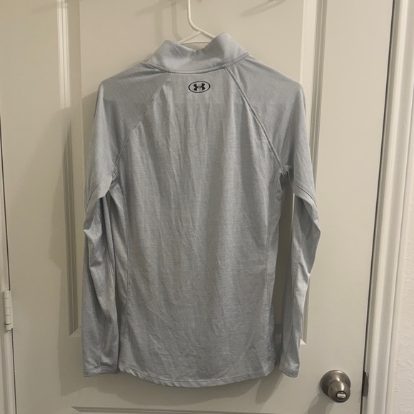 Under Armour Steel Gray Quarter-Zip Top - Picture 2 of 4